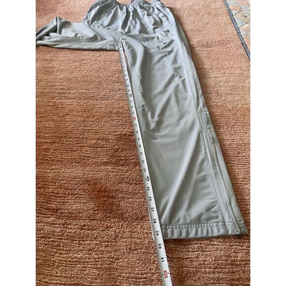 Nike Fit Dry Blue Track Pants Men’s Size M – Zipper Ankles  100% Polyester - Picture 6 of 8